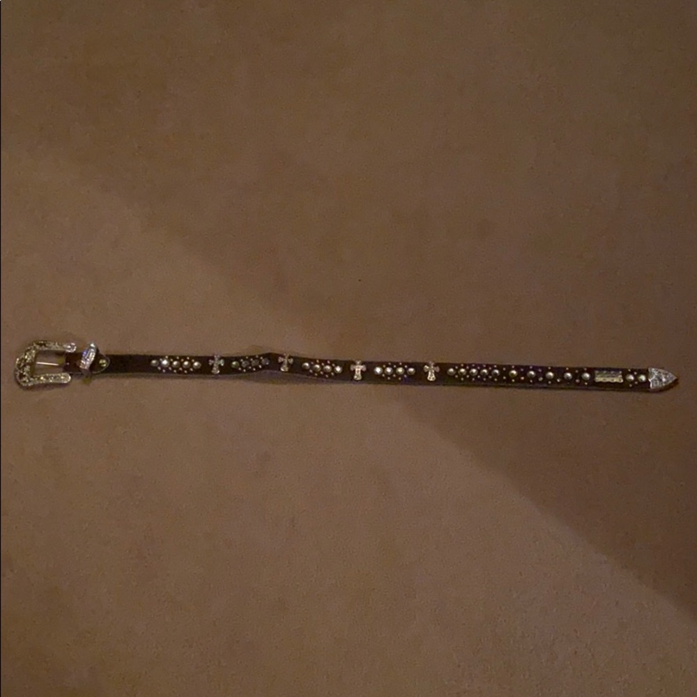 Cute embellished heavy duty metal sparkly belt